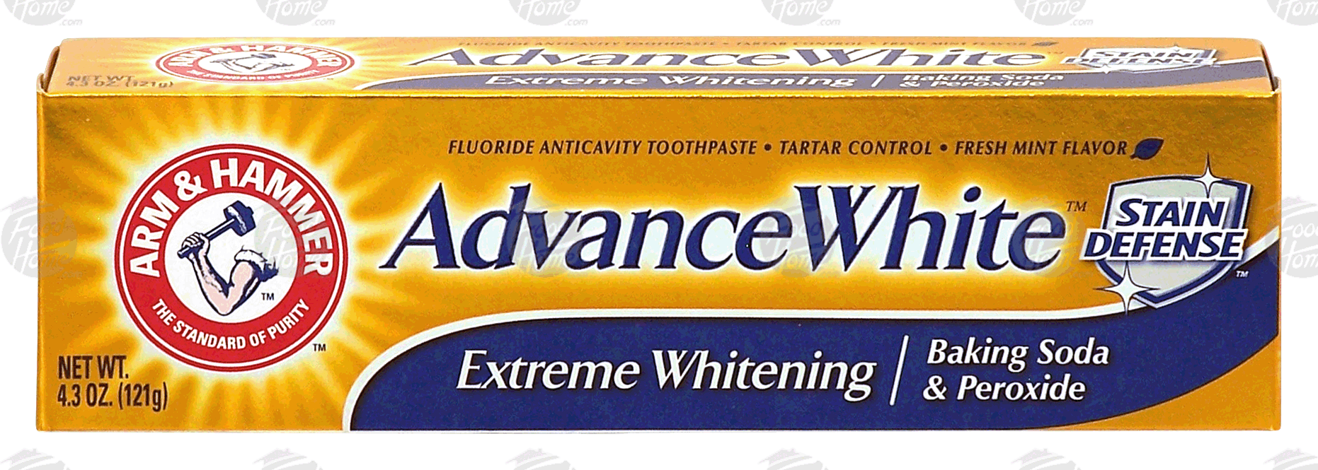 Arm & Hammer Advance White&nbsp;Toothpaste&nbsp;Baking Soda & Peroxide Fresh Mint Full-Size Picture